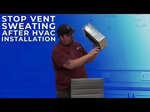 Stop Vent Sweating After HVAC Installation - Proper Sealing Methods