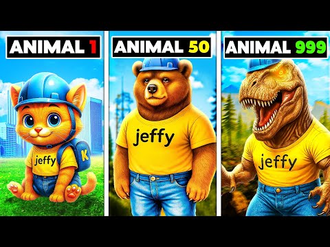 Jeffy Becomes EVERY ANIMAL In GTA 5!
