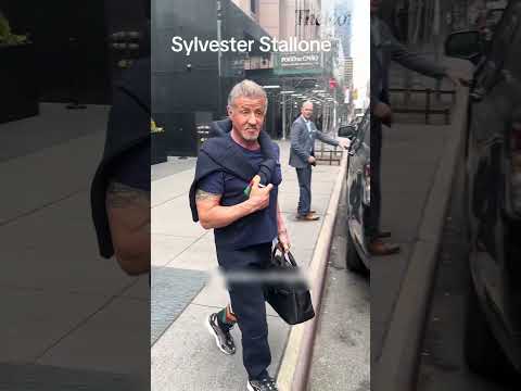 Sylvester Stallone Walks Out Of Tulsa King Set After A  Long Day Of Work🏵️ #sylvesterstallone