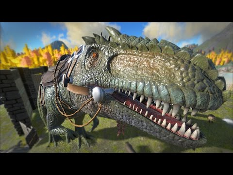 ARK: Survival Evolved - Taming A GIGANOTOSAURUS!! [49]