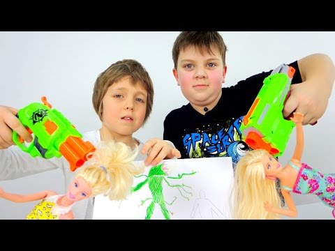 ИгроБои Тимур и Адриан играют в куклы? Видео с игрушками