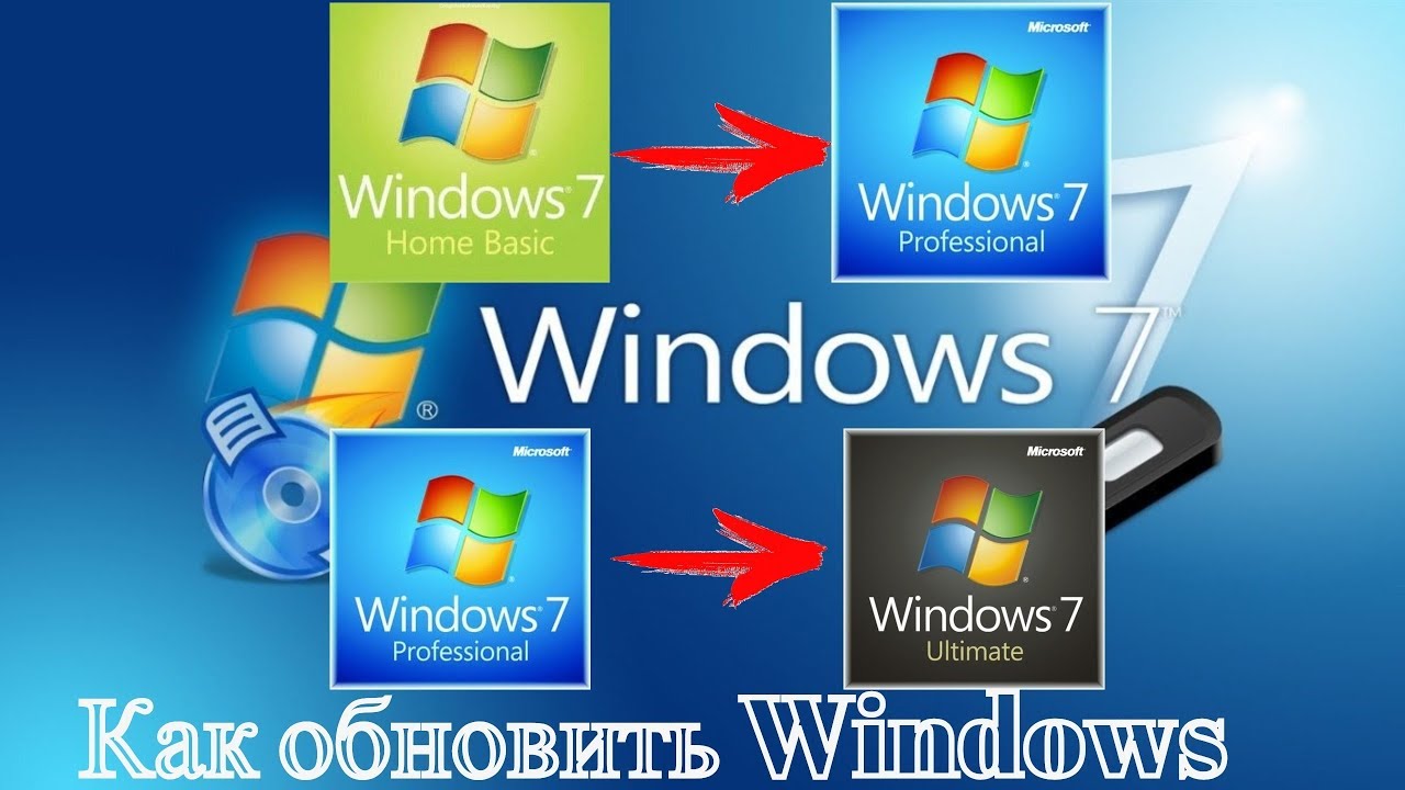 Как обновить Windows 7 Домашняя Базовая до Windows 7 Профессиональная или Максимальная Ultimate