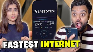 I Installed The Fastest Internet 🔥 | Unbelievable Speed Test 😱