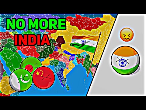 [What If INDIA BROKE Into 28 States?]💔💀 In Nutshell || [SHOCKING RESULTS!]😱🌎🔥 #countryballs