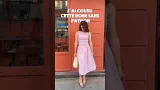 Robe à smocks sans patron - tuto complet 🌸✨🪡 #sewing #couture