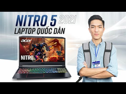 (VIETNAMESE) Laptop quốc dân Acer Nitro 5 2021 buff thêm i7-11800H và RTX 3050Ti - Chip mới ảo thật đấy!