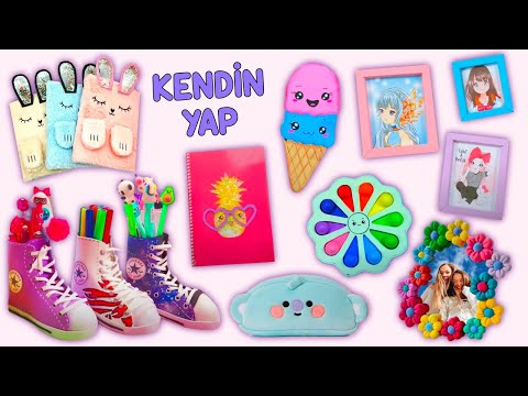 KENDİN YAP – SIKILDIĞINIZDA YAPABİLECEĞİNİZ 8 KENDİN YAP FİKRİ – KALEMLİK – FIDGET VE DAHA FAZLASI…