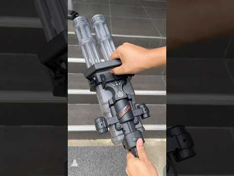 ปืนฉีดน้ำไฟฟ้าปืนกลแกตลิ่งปืนฉีดน้ำไฟฟ้า Crazy DIY ปืนฉีดน้ำไฟฟ้าปืนกลแกตลิ่งปืนฉีดน้ำไฟฟ้า