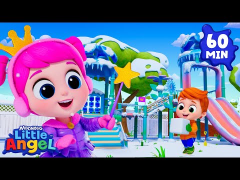 Jill’s Frozen Palace🥶 | Little Angel | Kids Cartoons & Nursery Rhymes | Moonbug Kids