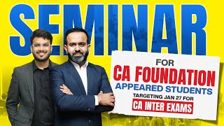 Face to Face Seminar for Foundation Appeared students  l Mumbai l BB VIRTUALS l Professional Academy