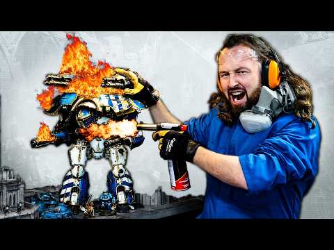 I set a $5000 Warlord Titan ON FIRE | Melting Games Workshops most expensive model