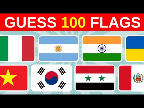 Guess the Country by the Flag 🌍 | 100 World Flags Quiz 🧠