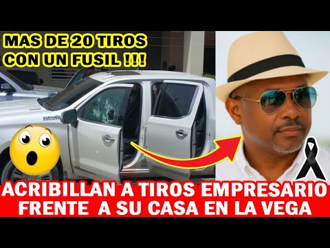 😱😱 NO ES MEXICO ES RD !!! DESCONOCIDOS DESDE UNA JEEPETA LE DIER0N MAS 20 A UN EMPRESARIO DE LA VEGA