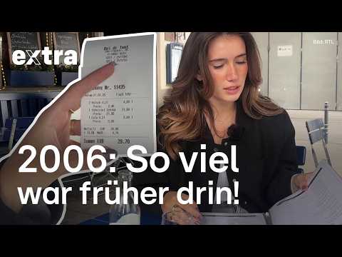 Kassenbons von 2006 und heute - Wieviel teurer ist wirklich alles geworden? l | EXTRA - Das Magazin