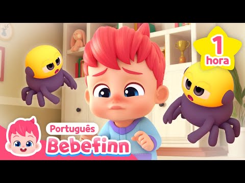 A Dona Aranha e mais músicas infantis🕷︎ | + Compilação | Bebefinn em Português - Canções Infantis