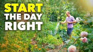 The Morning Routine that Keeps my Garden Thriving (10 mins a day)