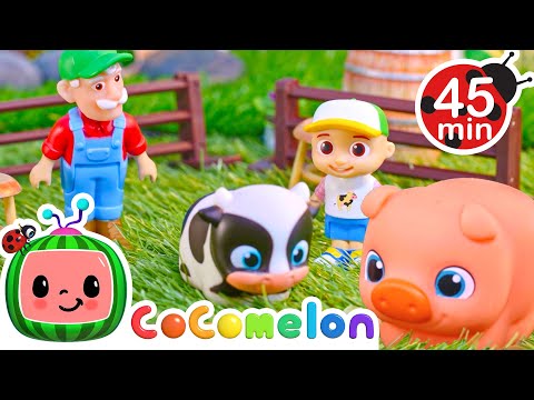 Old MacDonald Had a Farm - Toy Version | CoComelon Toy Play Learning | Nursery Rhymes for Babies