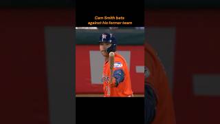 Cam Smith homers against his former organization! 🔥 #mlb #ChicagoCubs #HoustonAstros