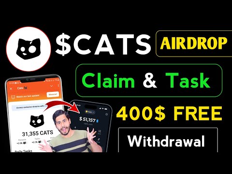 CATS Airdrop Claim, CATS Airdrop Withdrawal, cats airdrop listing date, cats airdrop wallet connect