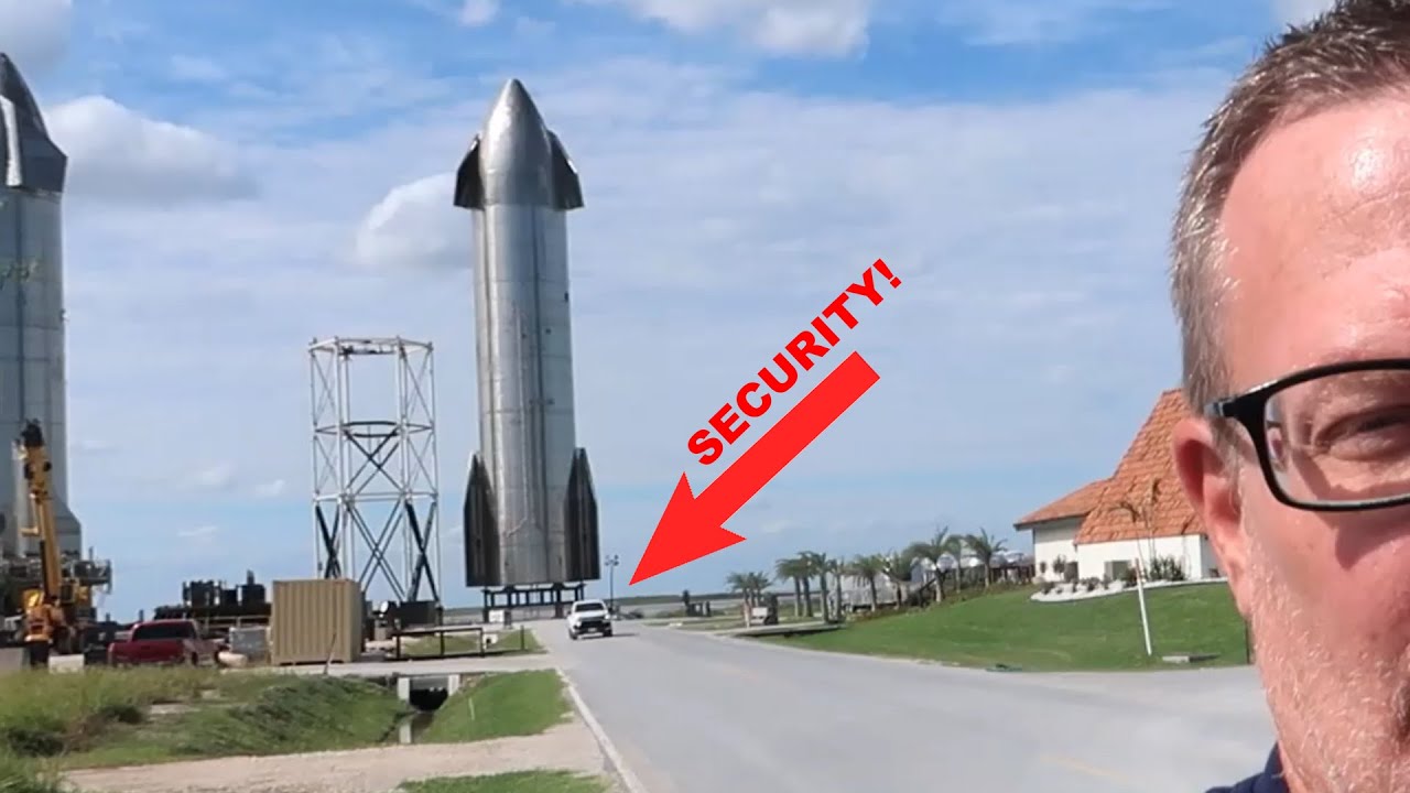 SpaceX - Incredibly We Drive Up To Starship, Then Security Runs Us Off!