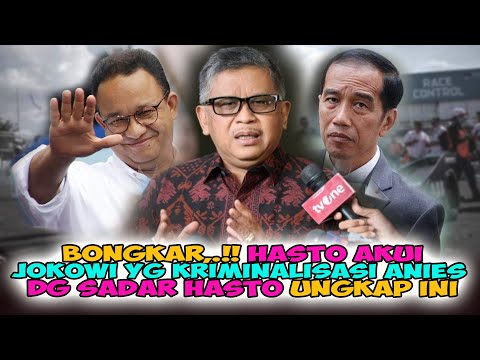 TERBONGKAR,.!! HASTO KATAKAN KRIMINALISASI ANIES ITU PERINTAH JOKOWI,.!! DI BONGKAR SEMUA,.!!