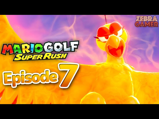 Mario Golf: Super Rush Nintendo Switch Gameplay Walkthrough Part 7 - Sacred Flamebeast! Gold Badge!