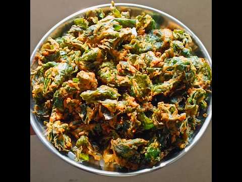 बेहद tasty ठेले जैसा स्वाद और कुरकुरे पालक पकोड़े घरपे बनाने का आसान तरीका Crispy Nasta Recipe