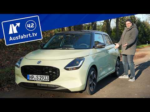 2024 Suzuki Swift 1.2 MHEV CVT Comfort+ Kaufberatung, Test deutsch, Review, Fahrbericht Ausfahrt.tv