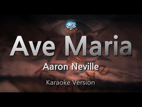 Aaron Neville-Ave Maria (Karaoke Version)