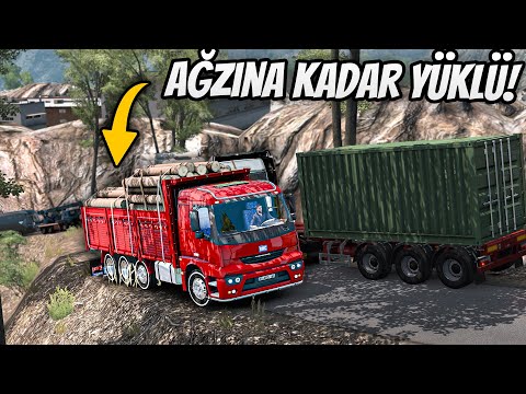 BMC PRO RAMPALARDA CANINI VERDİ !!! | AĞZINA KADAR TOMRUK YÜKLÜ | ETS 2 KAMYON MOD