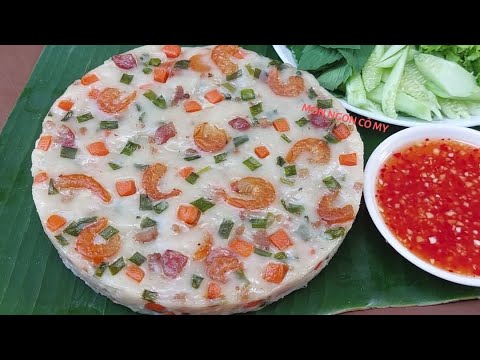 Đặc biệt cách làm BÁNH ĐÚC MẶN theo kiểu này đơn giản nhanh gọn bánh mềm dẻo ngon thơm béo