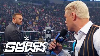 Cody Rhodes Tells Nick Aldis Who He Is | WWE SmackDown Highlights 12/19/25 | WWE on USA
