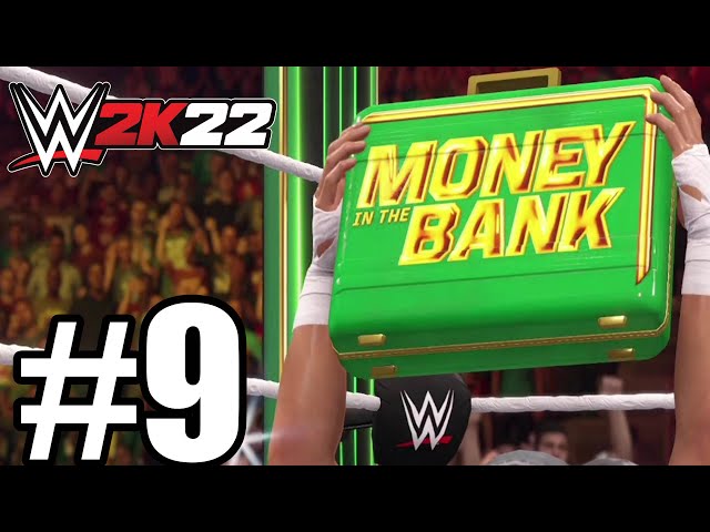 WWE 2K22 My Rise Gameplay Walkthrough Part 9 - Money in the Bank