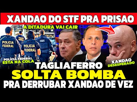 XANDA0 do STF PRA PRISÃ0! TAGLIAFERRO solta a BOMBA que pode DERRUBAR XANDÃO na CPMI da VAZATOGA!