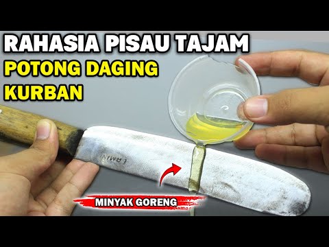 ILMU SANGAT MAHAL‼️Cara Mudah Menajamkan Pisau