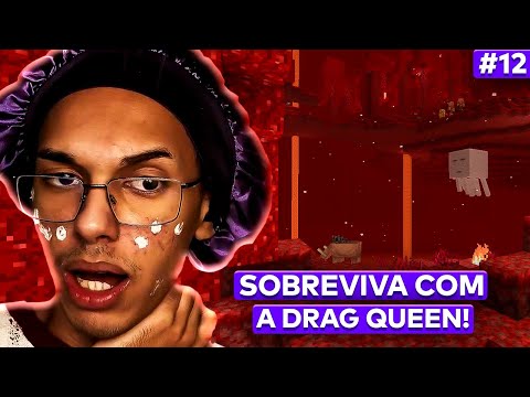 Visitei o NETHER pela primeira vez! Sobreviva comigo no Minecraft #12