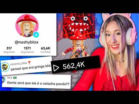 Iniciando uma Conta de ROBLOX no TIK TOK por uma Semana! (eu viralizei?!)