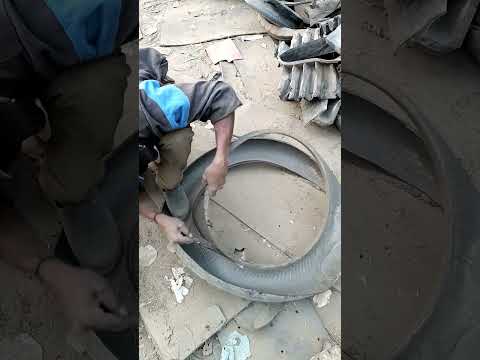 Tyre cutting #viral video #viral shorts #blogs#cutting#comedy