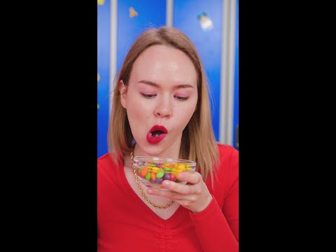 No Boring Make Up with Skittles 🌈