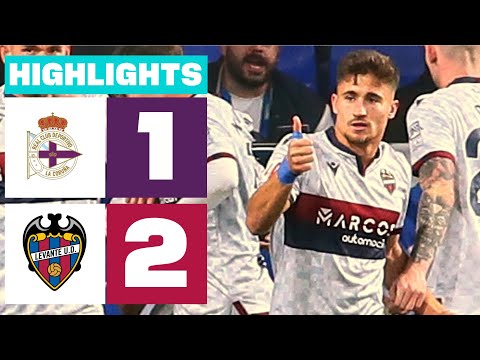 RC DEPORTIVO 1 - 2 LEVANTE UD I RESUMEN LALIGA HYPERMOTION