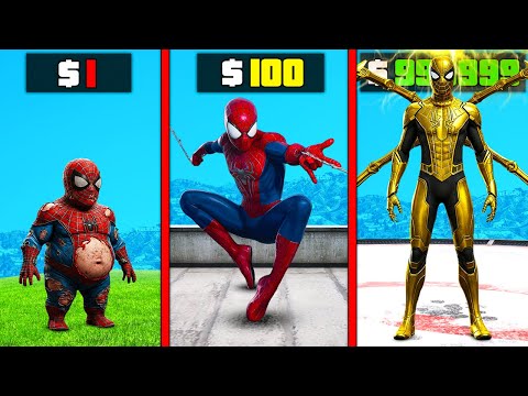 $1 SPIDERMAN to $1,000,000,000 in GTA 5
