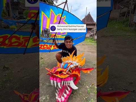 Bikin layangan PAPIRAN mudah #layangan #sawangan #kreatif #kreasi #kite