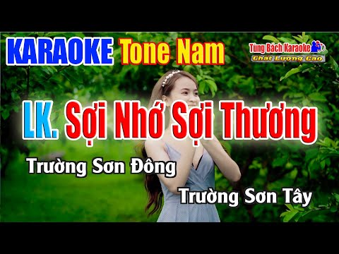 LK Sợi Nhớ Sợi Thương Karaoke ( Tone Nam ) Nhạc Sống Tùng Bách