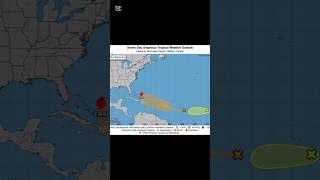 2025 Atlantic Hurricane Season Satellite NHC Animation #shorts