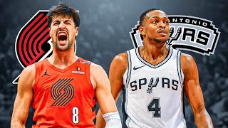 San Antonio Spurs vs Portland Trail Blazers 1st Round Game 2 Preview And Predictions!!