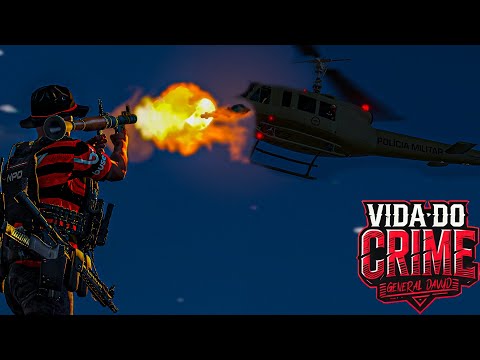 GTA 5 : VIDA DO CRIME - HELICOPETERO DA POLICIA FOI DERRUBADO NA ROCINHA - EP.99