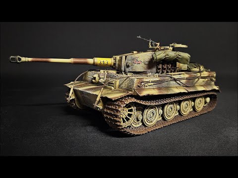 Tiger 1 Late Production from Takom scale 1:35 for my new WW2 Diorama