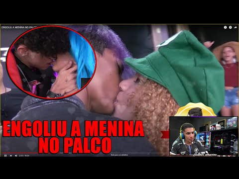 REACT DO HUDSON - ENGOLIU A MENINA NO PALCO! Muca Muriçoca