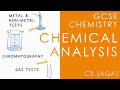 Chemical Analysis and Chromatography Concepts