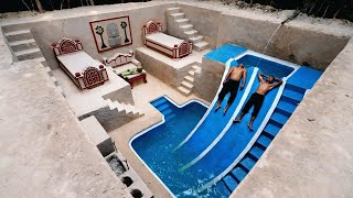 Private Subterranean Residence Featuring Dual Bedrooms and Indoor Pool